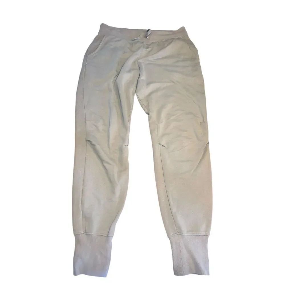 Gymshark large light green training joggers sweatpants gym workouts